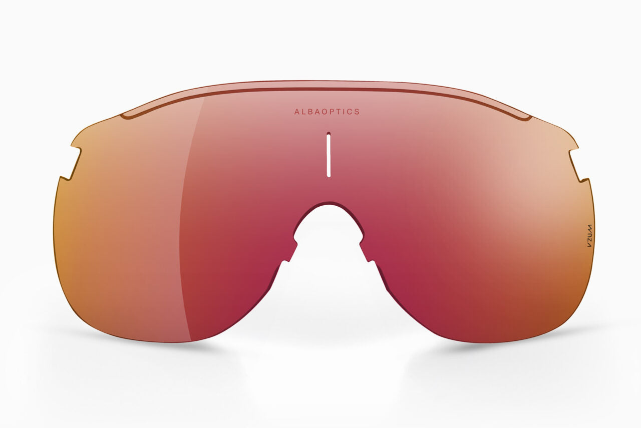 Alba Optics: Cristal Stratos rojo multicapa (S-Lens ML LAVA)