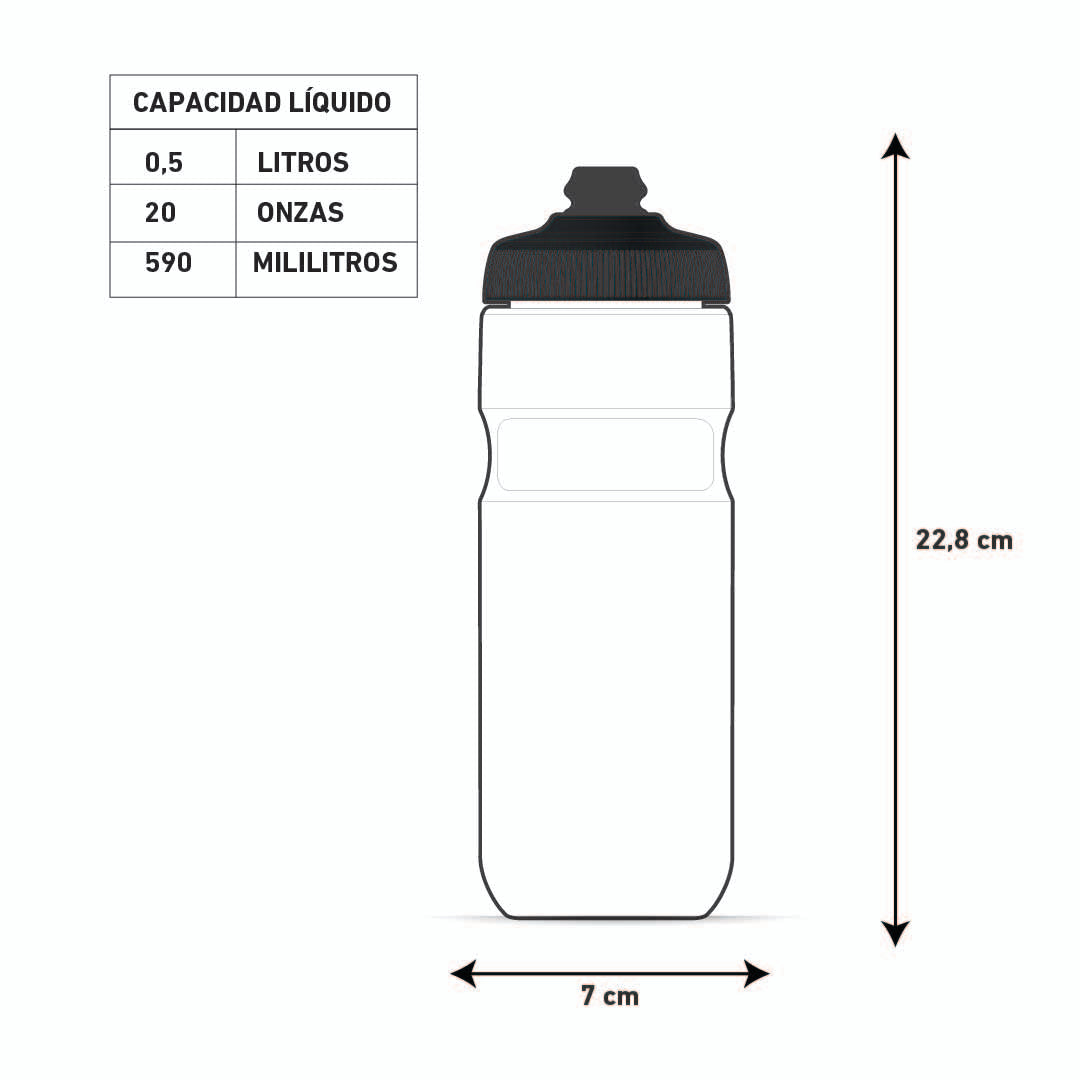 Botella Breakaway® Muck Insulated 590ml Slate Forest/Lightning