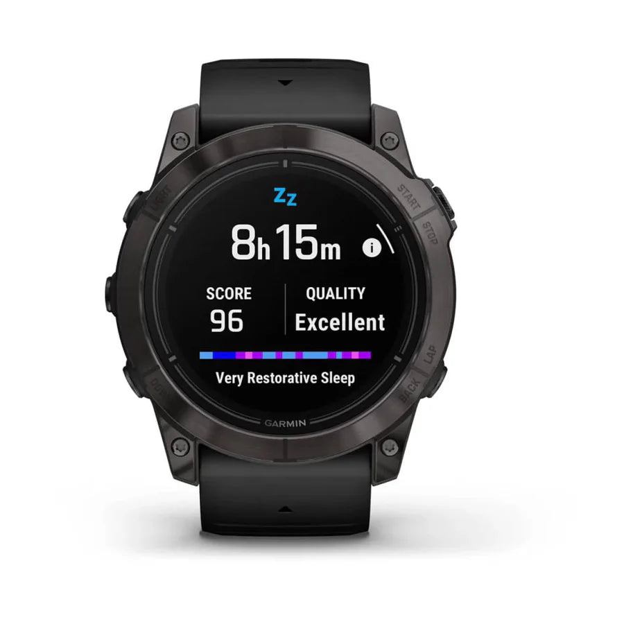 Smart Watch Epix™ Pro (Gen 2) – Sapphire|51 mm Carbon Gray DLC Titanium with Black Band