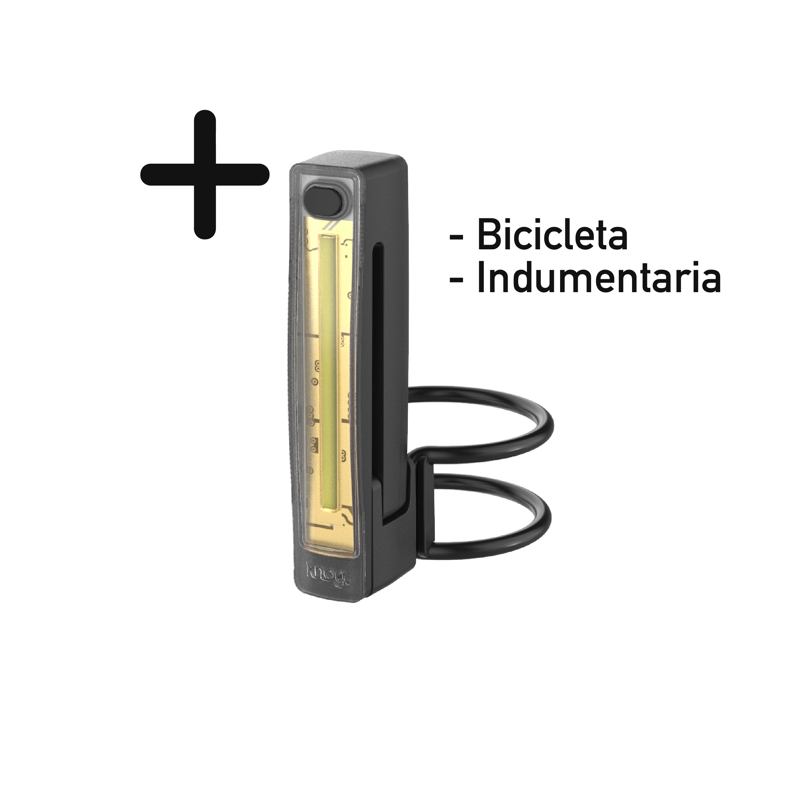 Luz delantera Knog Blinder Plus+